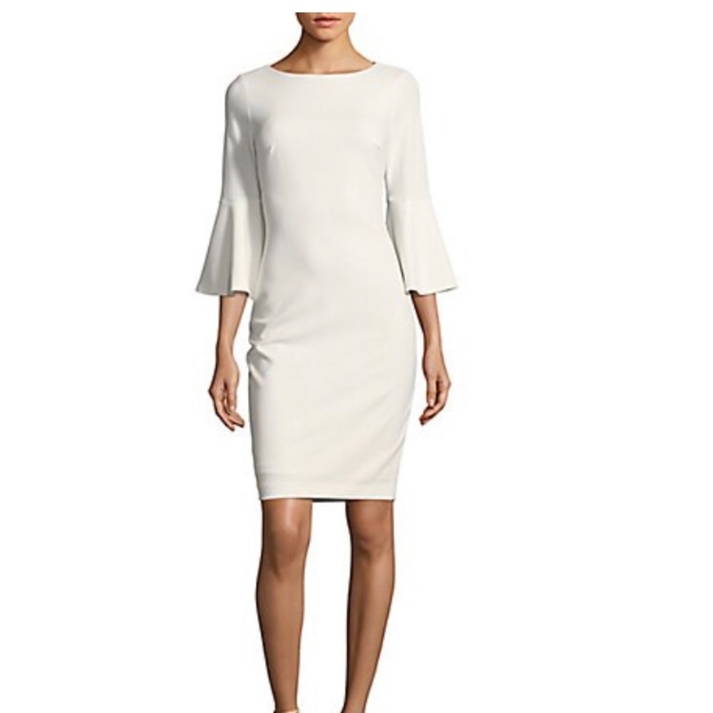 Gorgeous Calvin Klein Bell Sleeve Dress